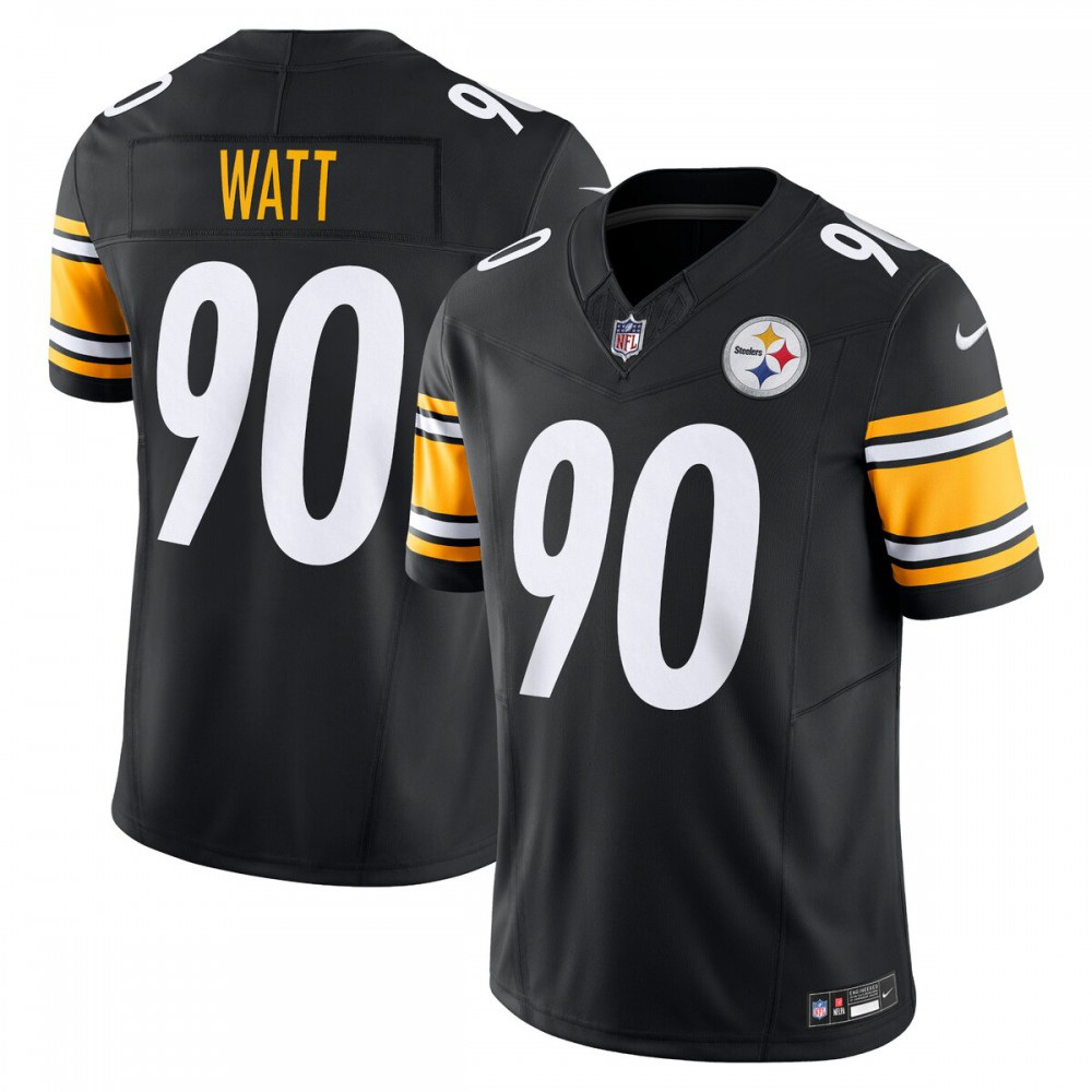 T.J. Watt Pittsburgh Steelers Nike Vapor F.U.S.E. Limited Jersey - Black-GridironStore